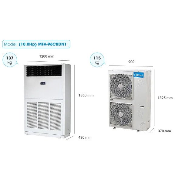 Колонный кондиционер Midea MFA - 96* Inverter